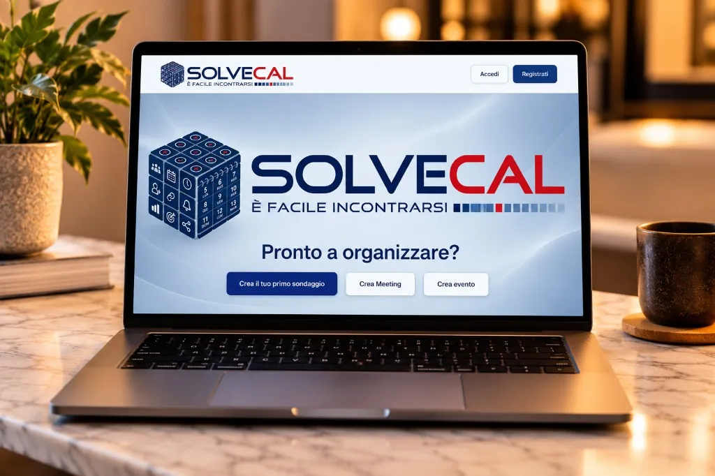 Piattaforma Solvecal su laptop